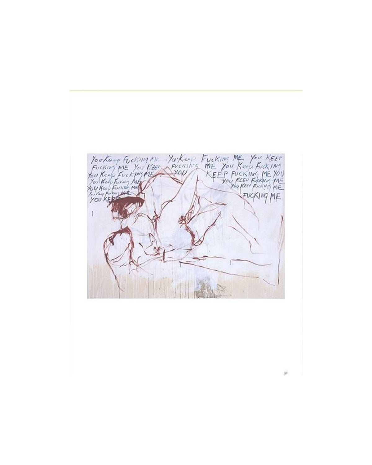 Tracey Emin — By the time you see me there will be nothing left, inside pages 6