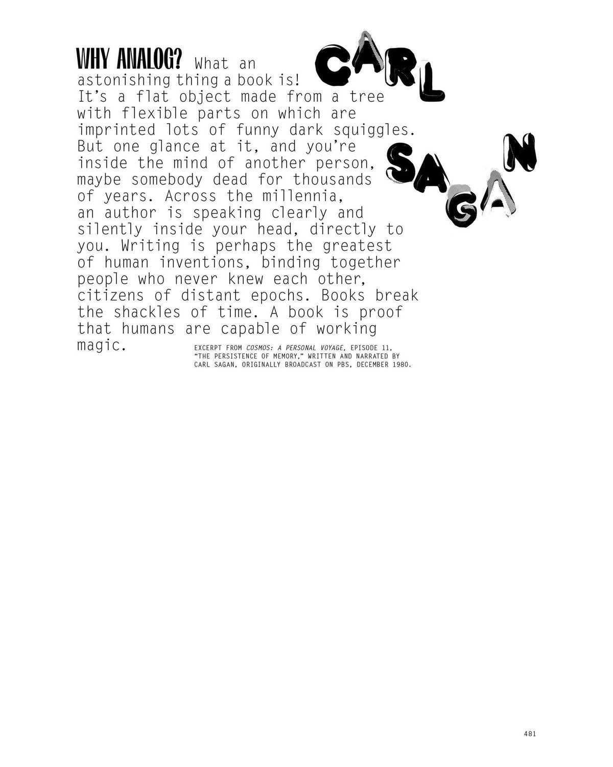 Purple — Issue 44: The Analog Issue, inside pages 12