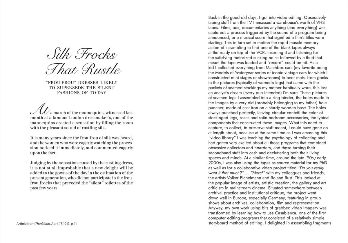 Jonathan Faiers — The Sound of Fashion Thinking, inside pages 4