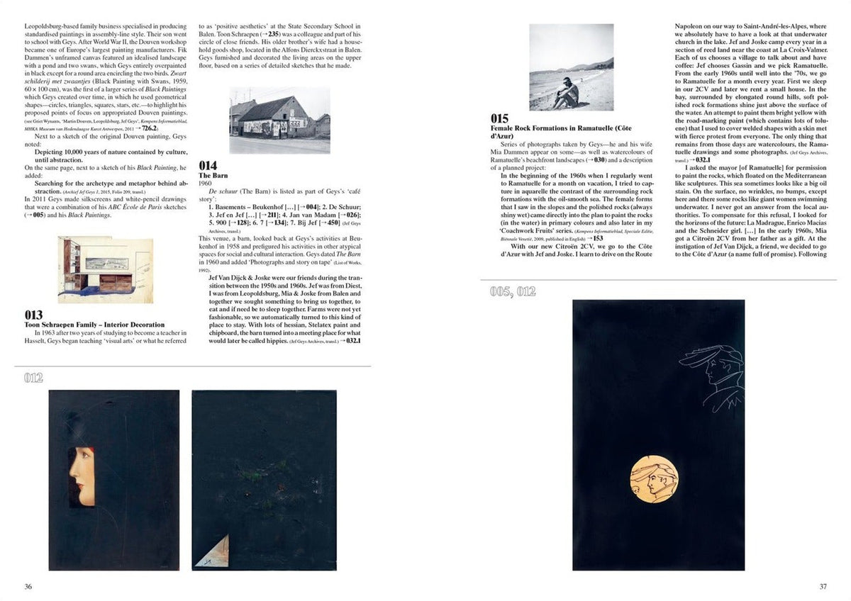 Jef Geys — Catalogue Raisonnable, inside pages 8