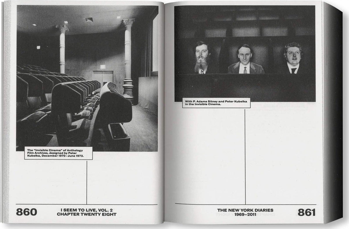 Jonas Mekas — I Seem to Live: The New York Diaries 1969–2011, Volume 2, inside pages 3