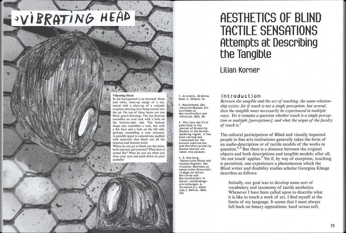 Exhibiting for Multiple Senses: Art and Curating for Sensory-Diverse Bodies, inside pages 3