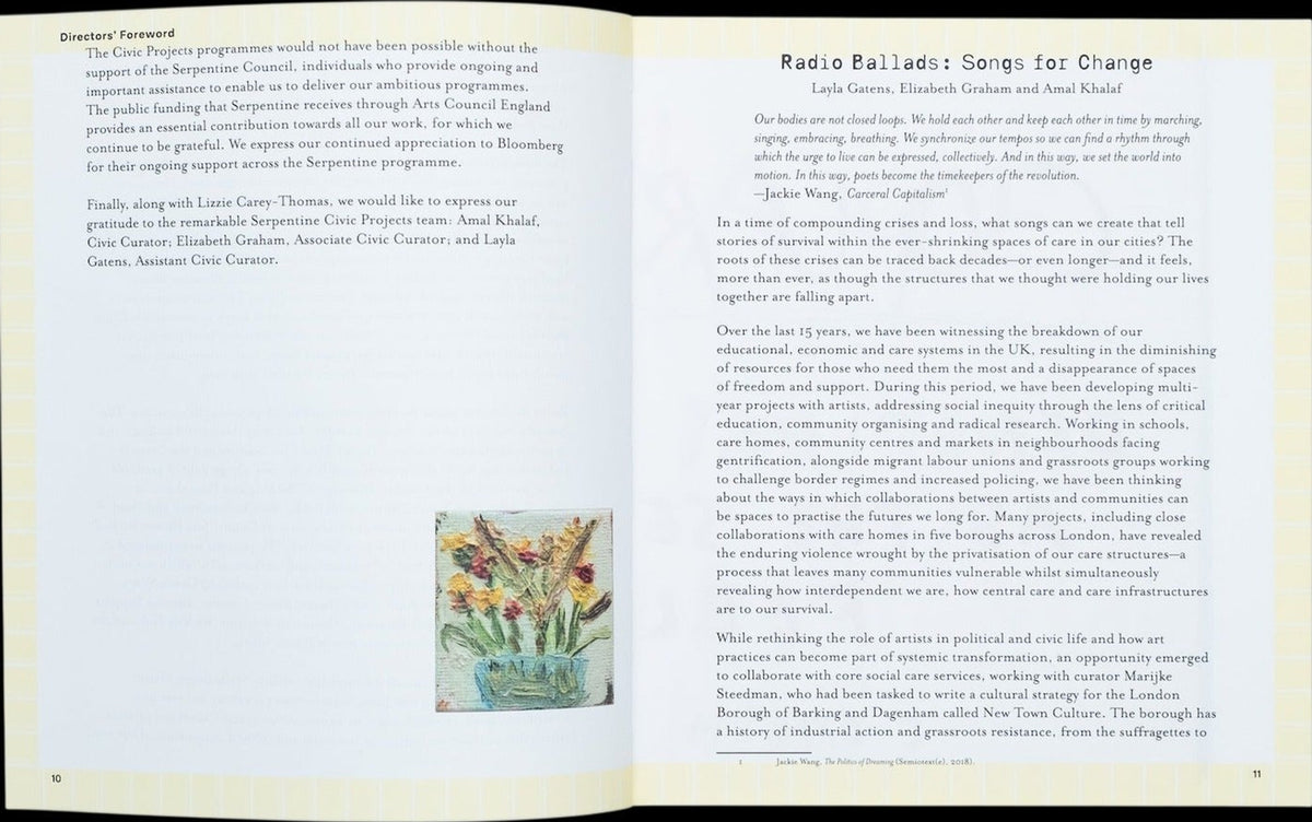 Radio Ballads: Songs for Change, inside pages 1