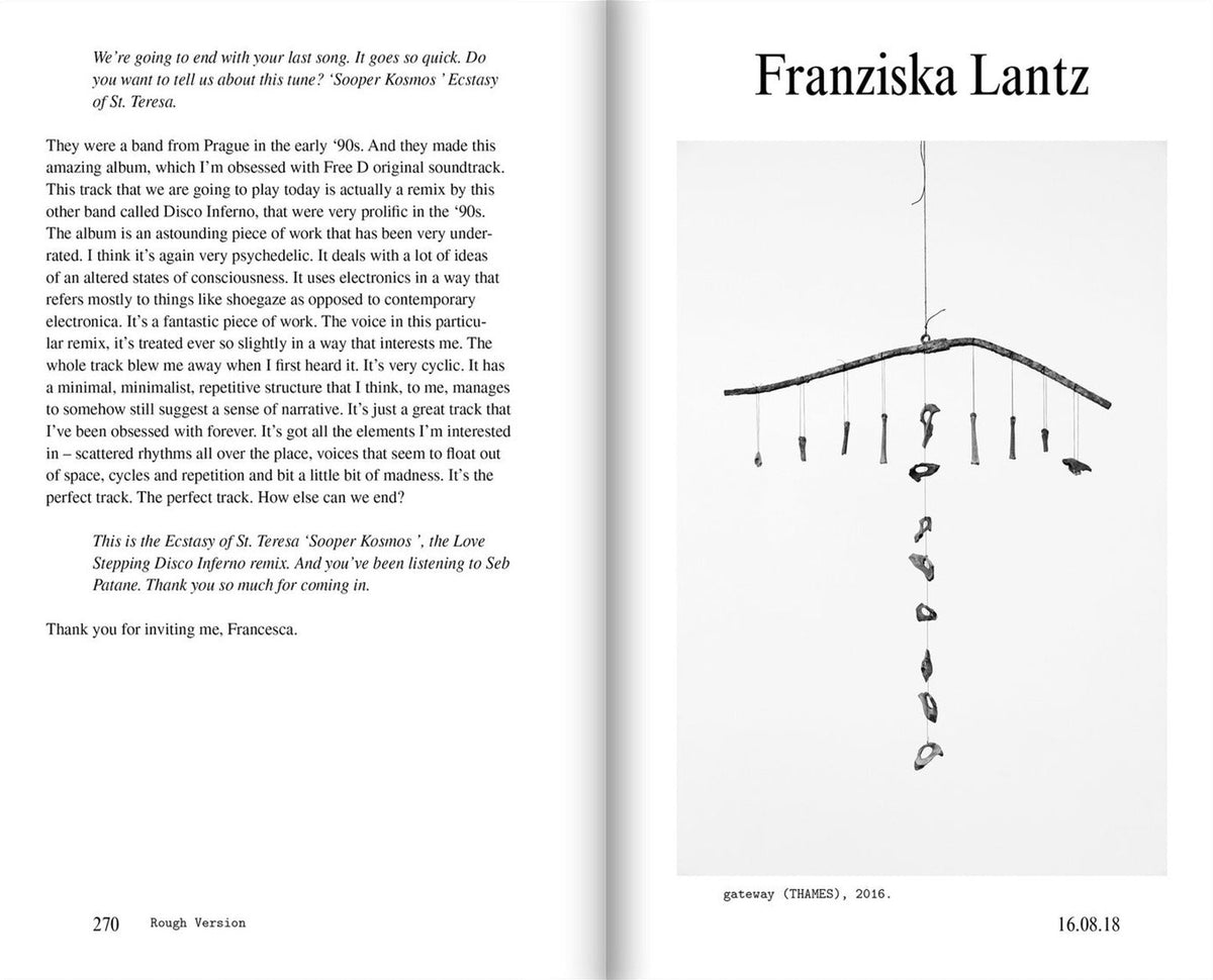 Francesca Gavin — Rough Version, The NTS Interviews, 2016–2021, inside pages 4