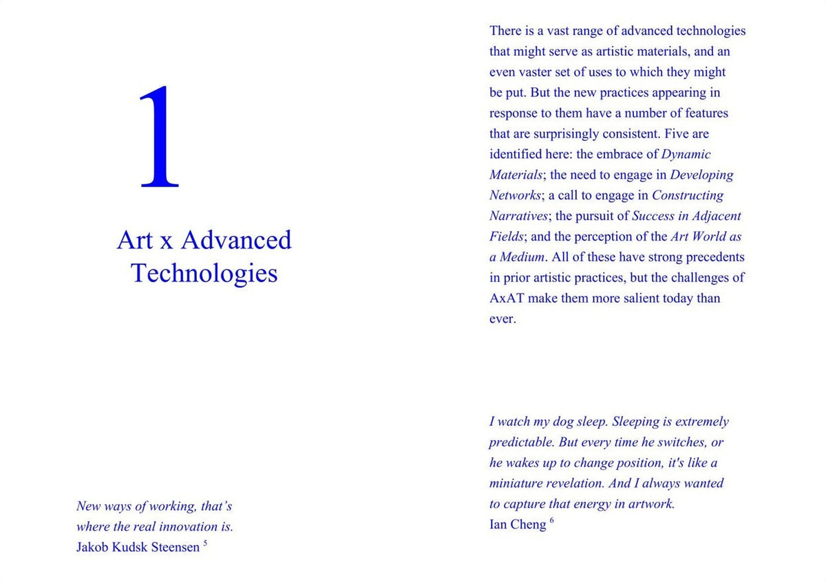Future Art Ecosystems 1: Art x Advanced Technologies, inside pages 3