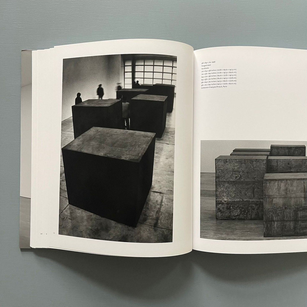 Richard Serra — Forged Steel, inside pages 8