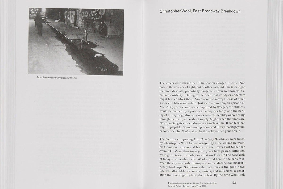 Bob Nickas, Corrected Proofs: Previously Unpublished, Uncollected, Unwanted, inside pages 5