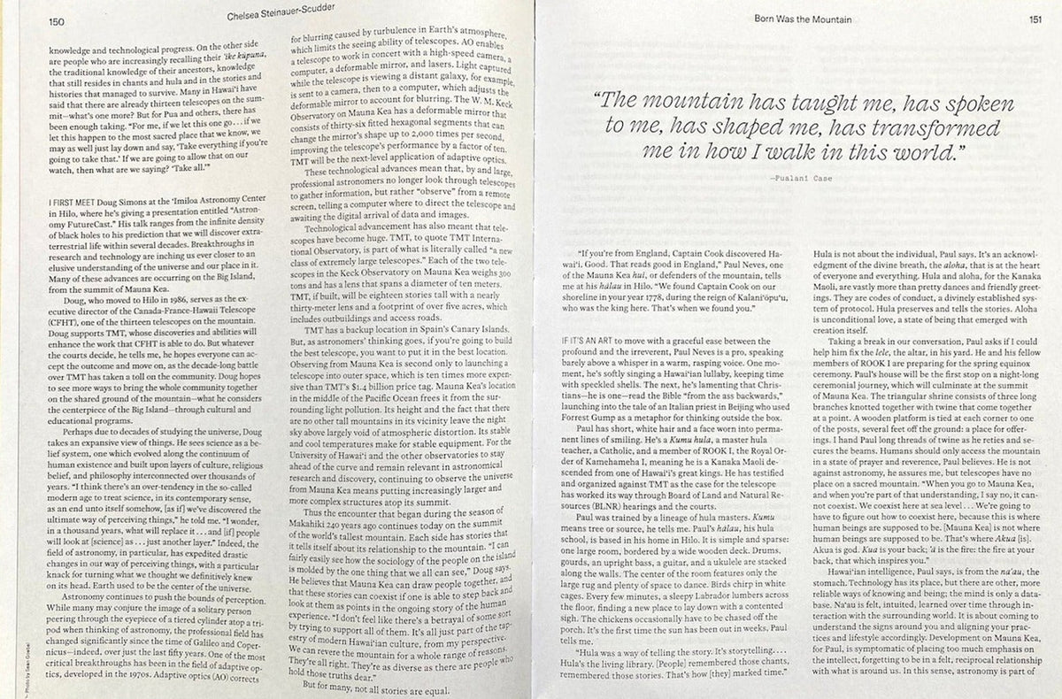 Emergence Magazine, Volume 1, inside pages 12