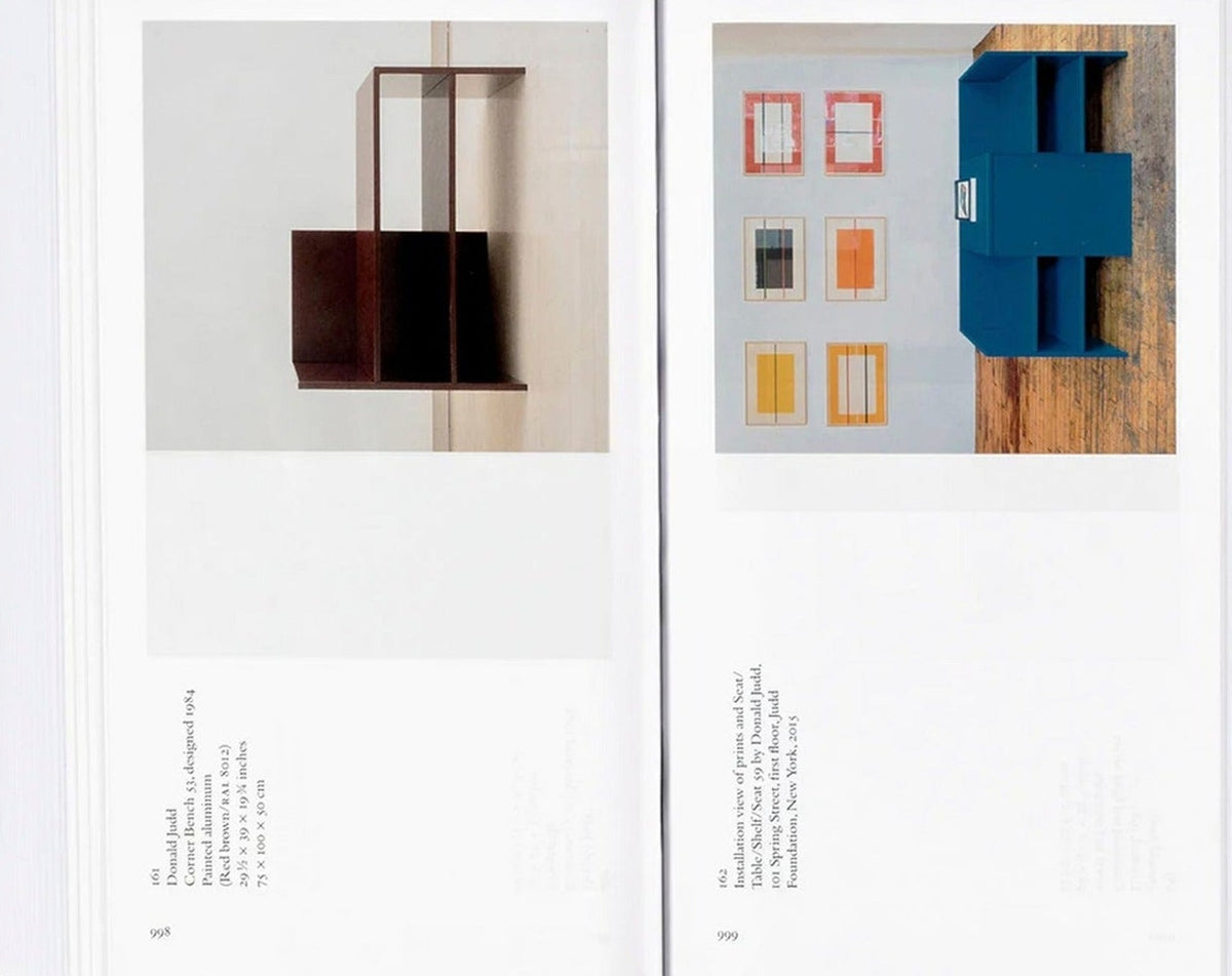 Donald Judd Writings, inside pages 10