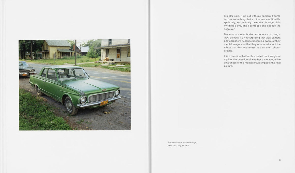 Stephen Shore, The Mental Image, inside pages 10