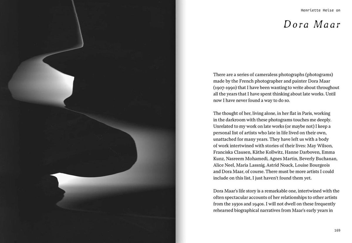 Twilights: Essays on Artists' Late Work, inside pages 9