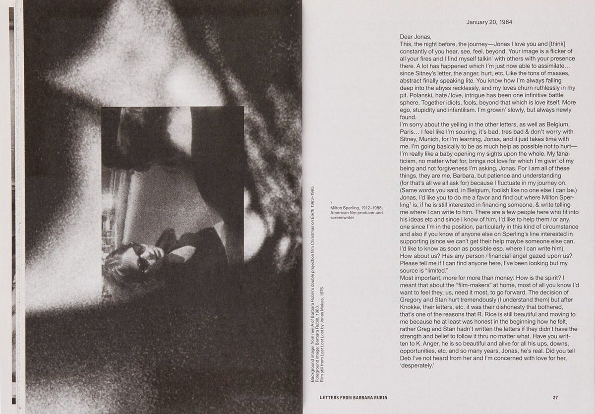 Film Culture, Issue 80: The Legend of Barbara Rubin, inside pages 3