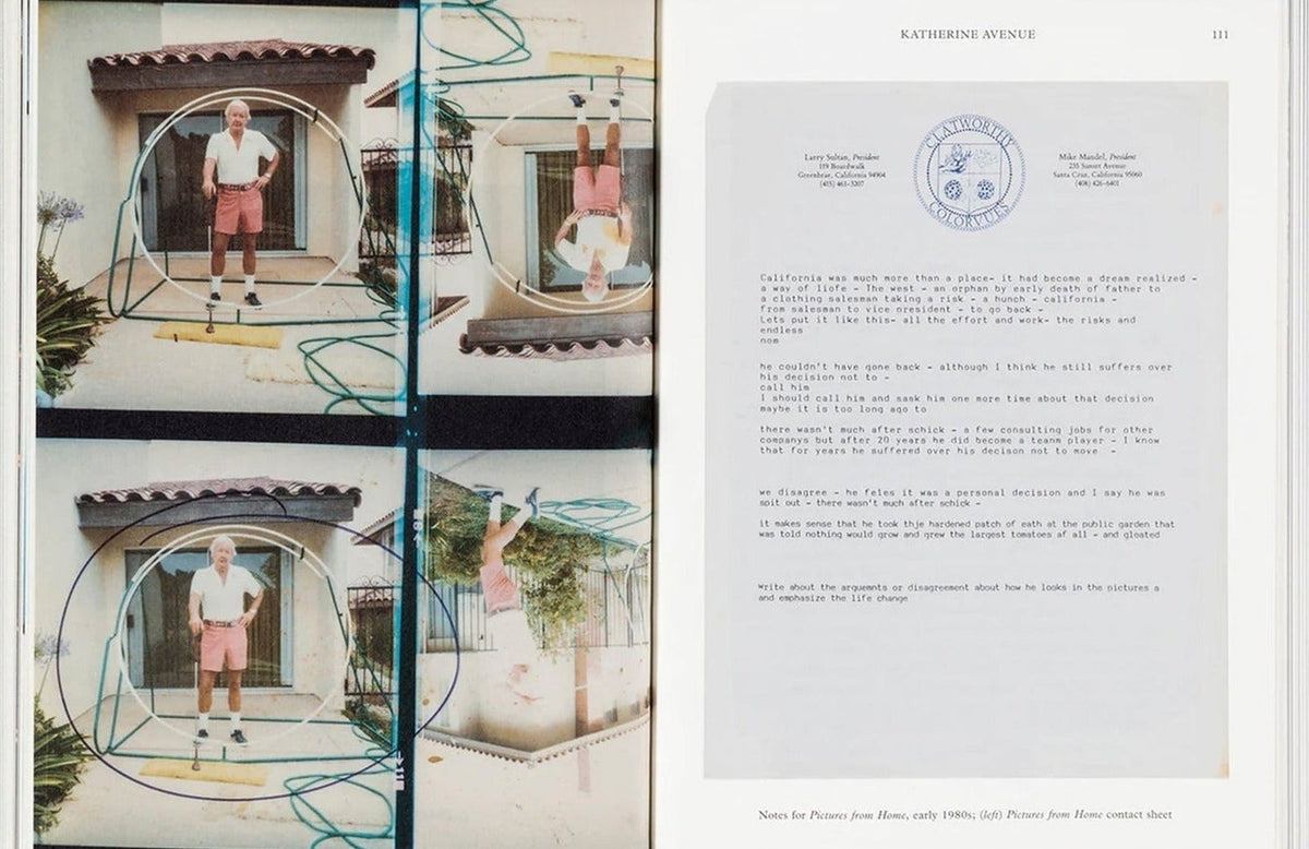 Larry Sultan, Water Over Thunder: Selected Writings, inside pages 7