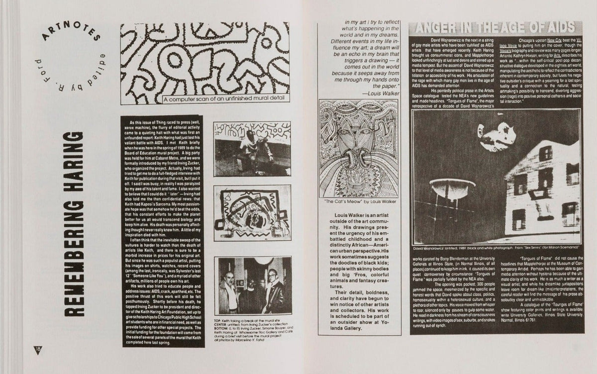 THING: Issues 1 to 10, 1989 to 1993, inside pages 3