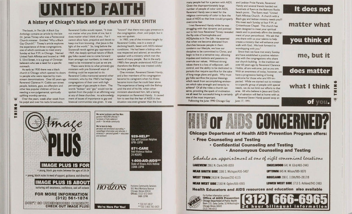 THING: Issues 1 to 10, 1989 to 1993, inside pages 8