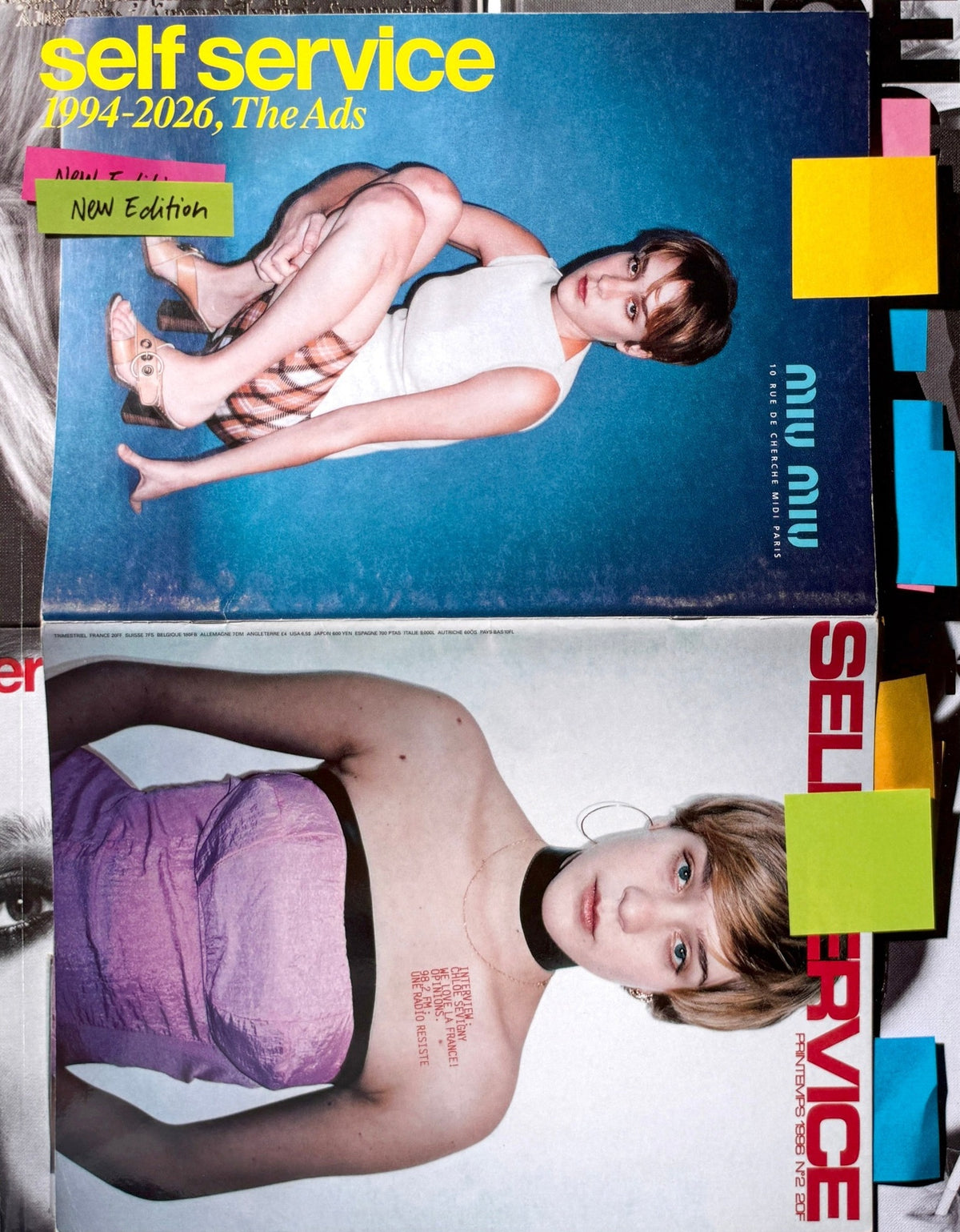 Self Service 1994 to 2026, The Ads, cover