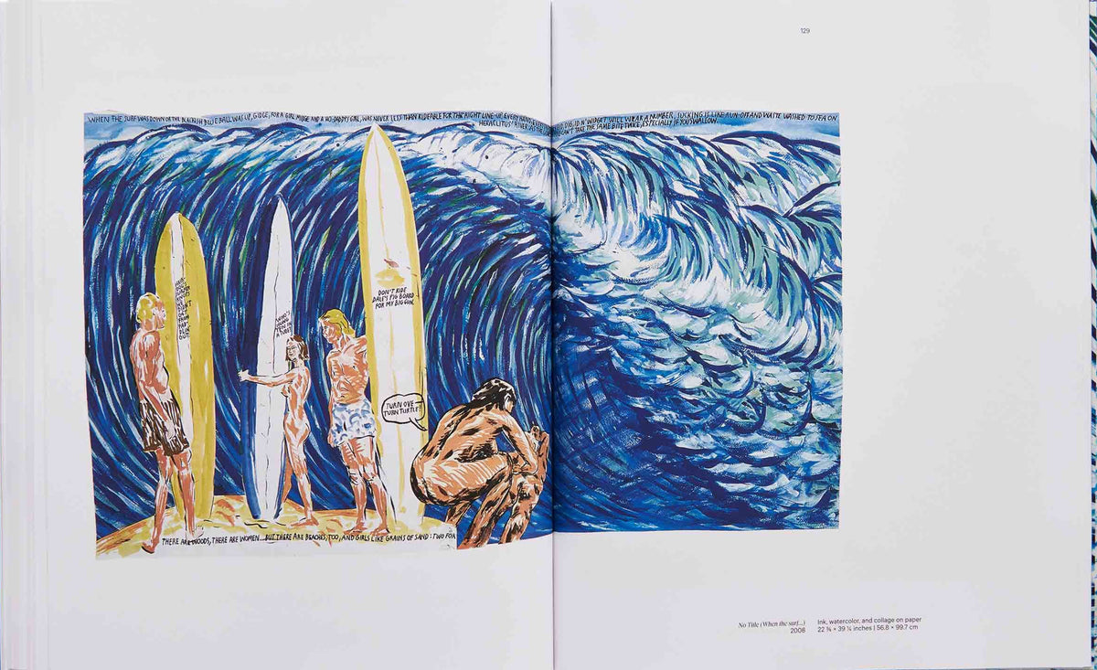 Raymond Pettibon — Point Break: Surfers and Waves, inside pages