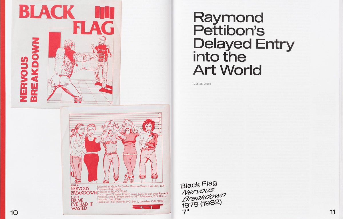 Raymond Pettibon — Nervous Breakdown: Album Covers, inside pages