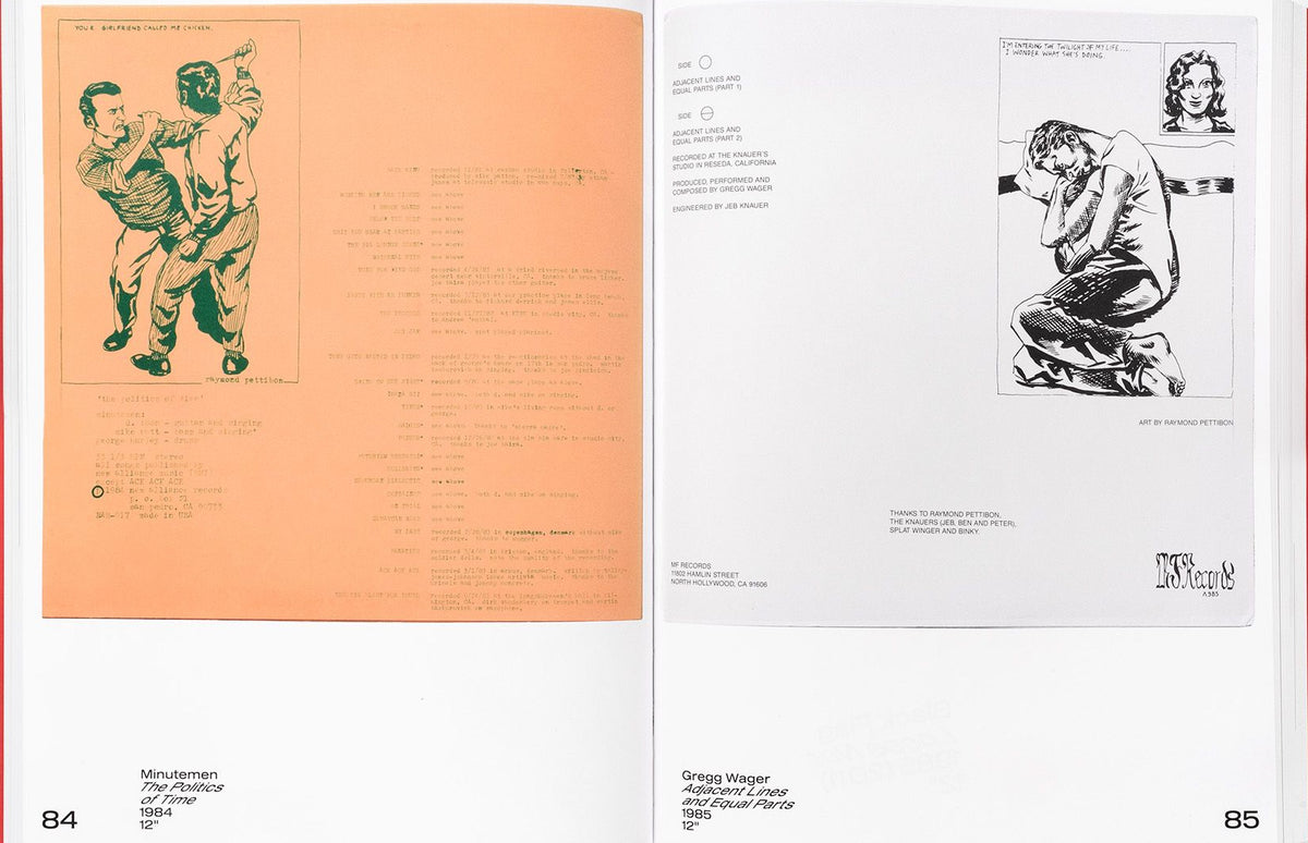 Raymond Pettibon — Nervous Breakdown: Album Covers, inside pages