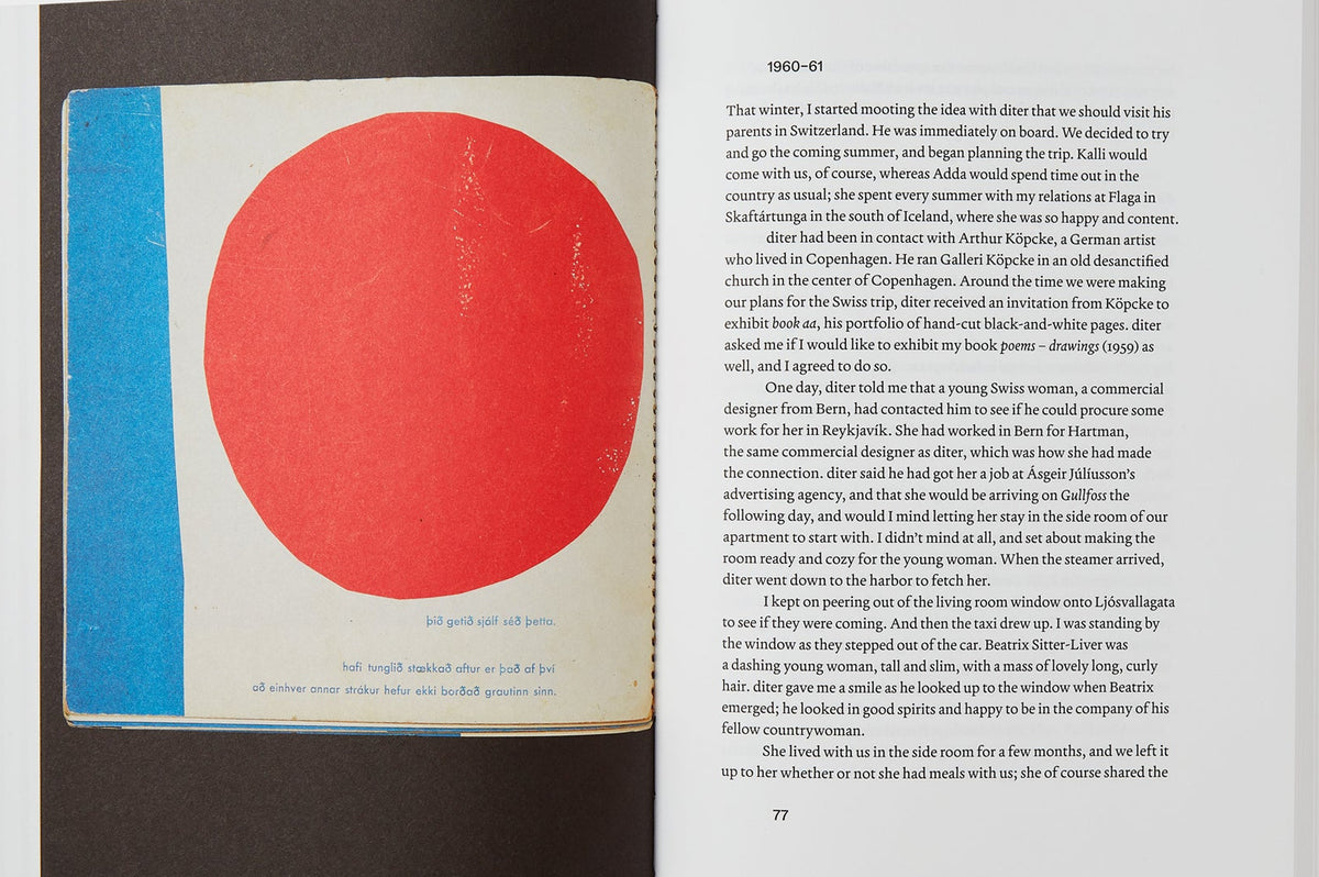 Sigríður Björnsdóttir — Dieter Roth in My Life: Memories, inside pages