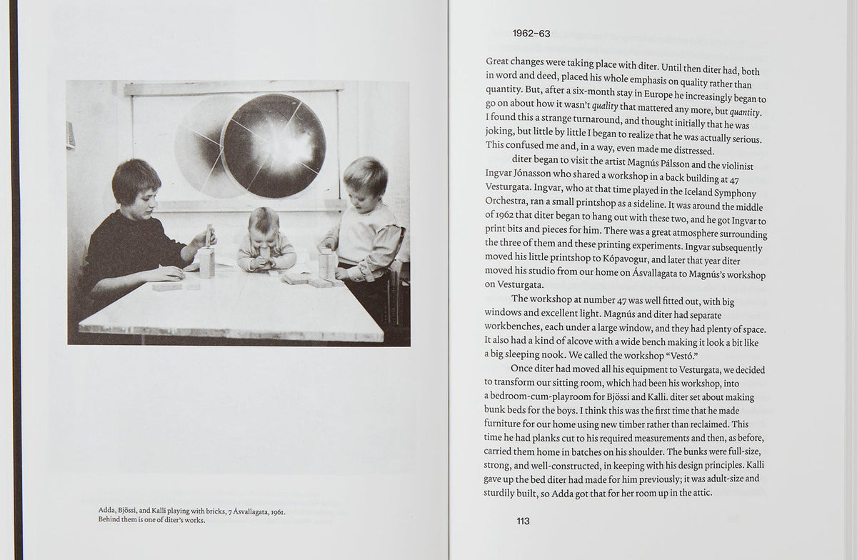 Sigríður Björnsdóttir — Dieter Roth in My Life: Memories, inside pages