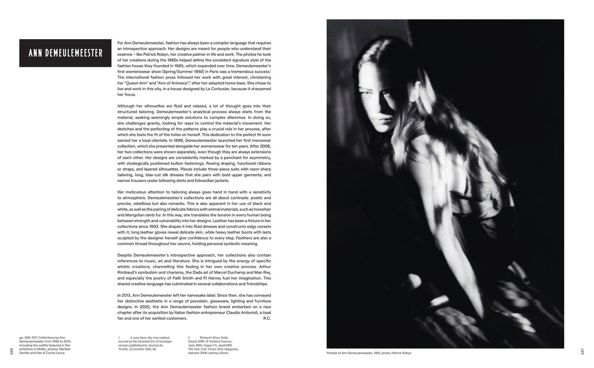 The Antwerp Six, inside pages