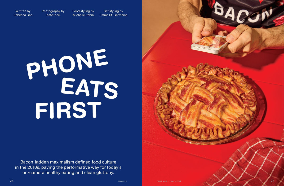 Serviette — Issue 8: Food is Vice, inside pages 1