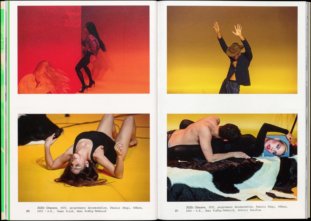 Alexandra Bachzetsis — Show Time Book / Book Time Show, inside pages 6