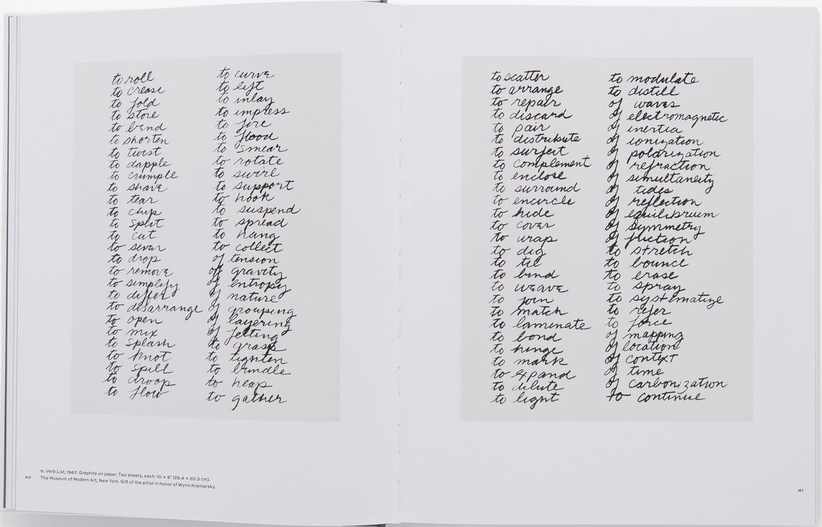 Richard Serra — Early Work, inside pages 3
