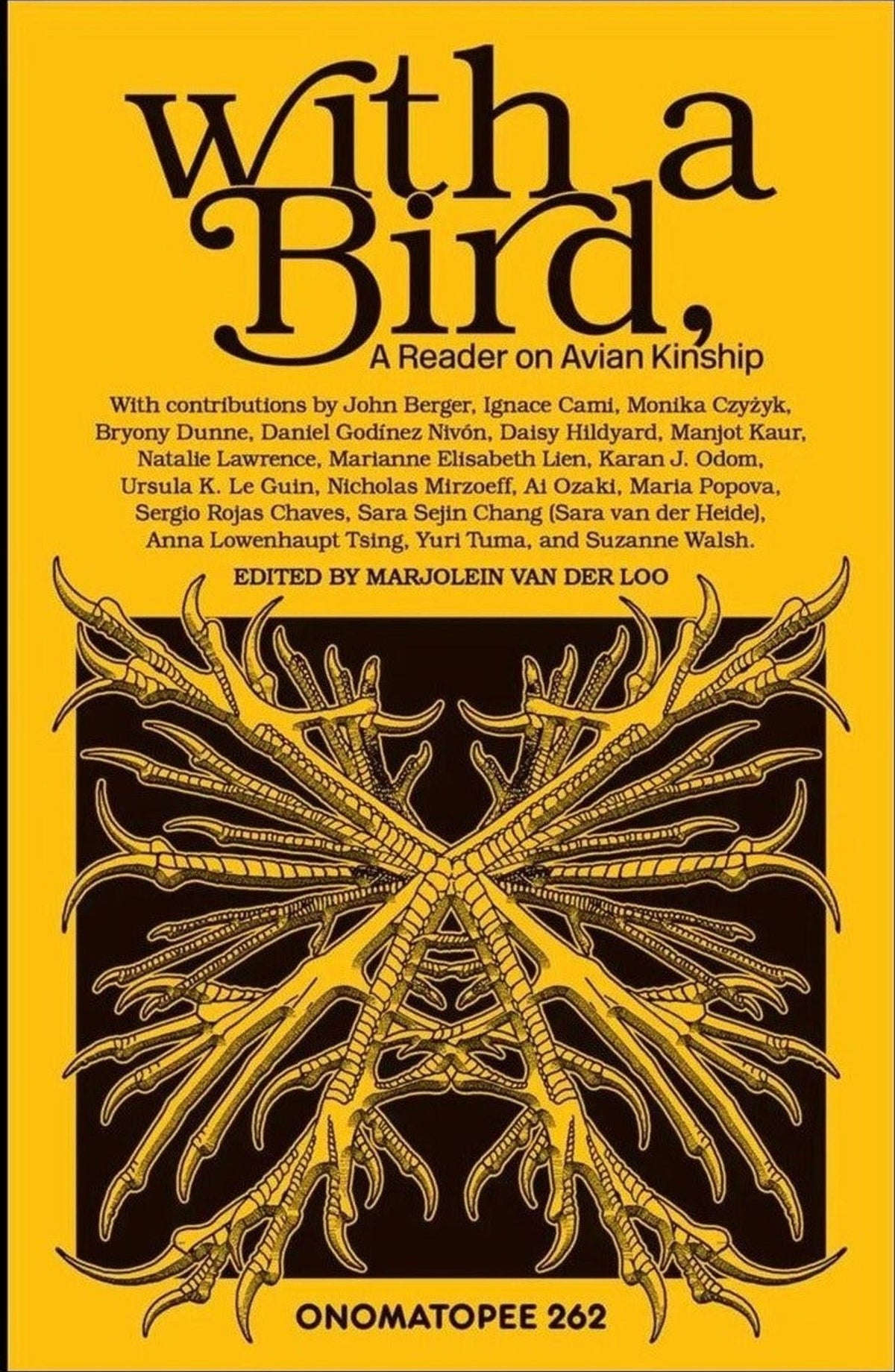 Marjolein van der Loo - With a Bird, A Reader on Avian Kinship, cover