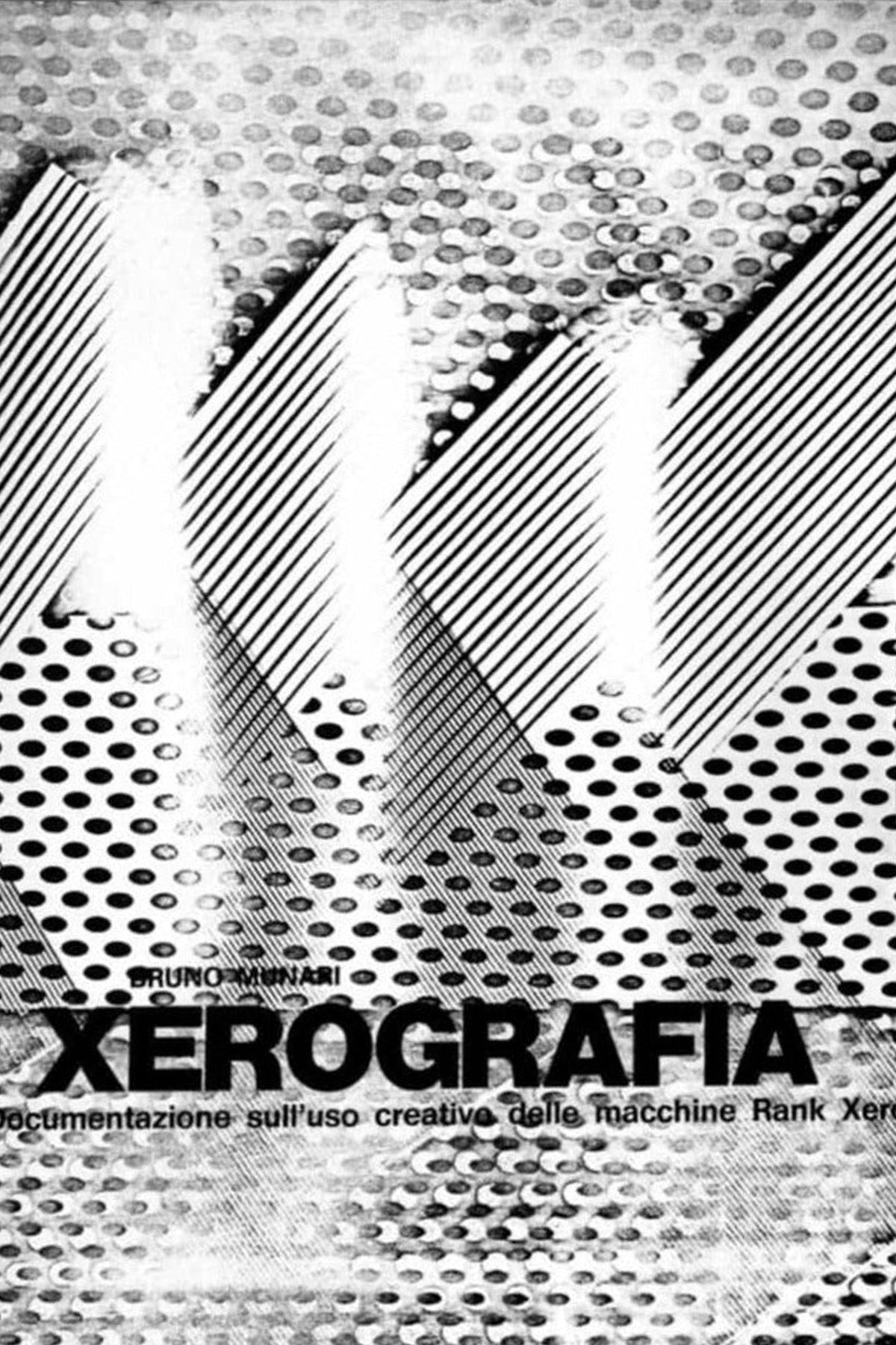Bruno Munari, Xerografia, cover