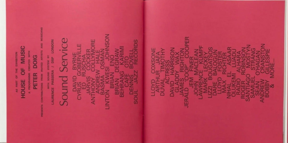 Peter Doig, House of Music, inside pages 3