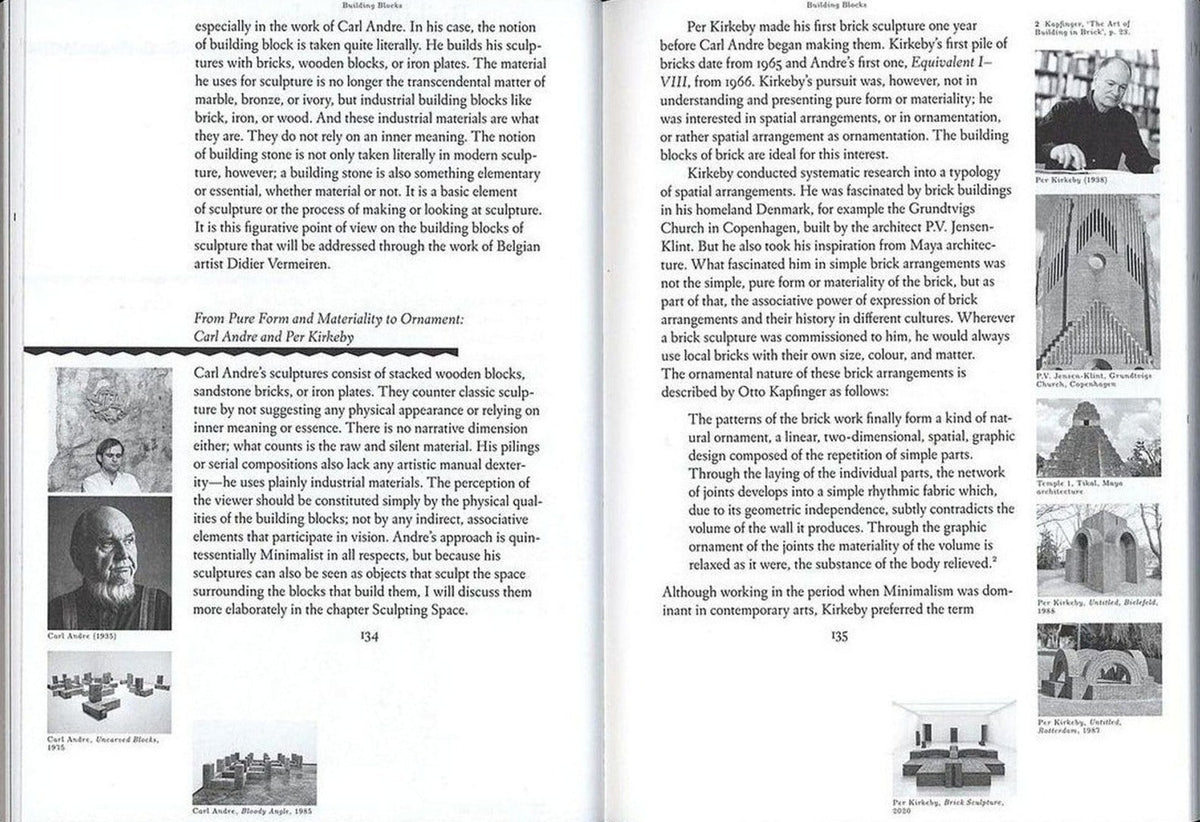 Ernst van Alphen, Seven Logics of Sculpture: Encountering Objects Through the Senses, inside pages 5