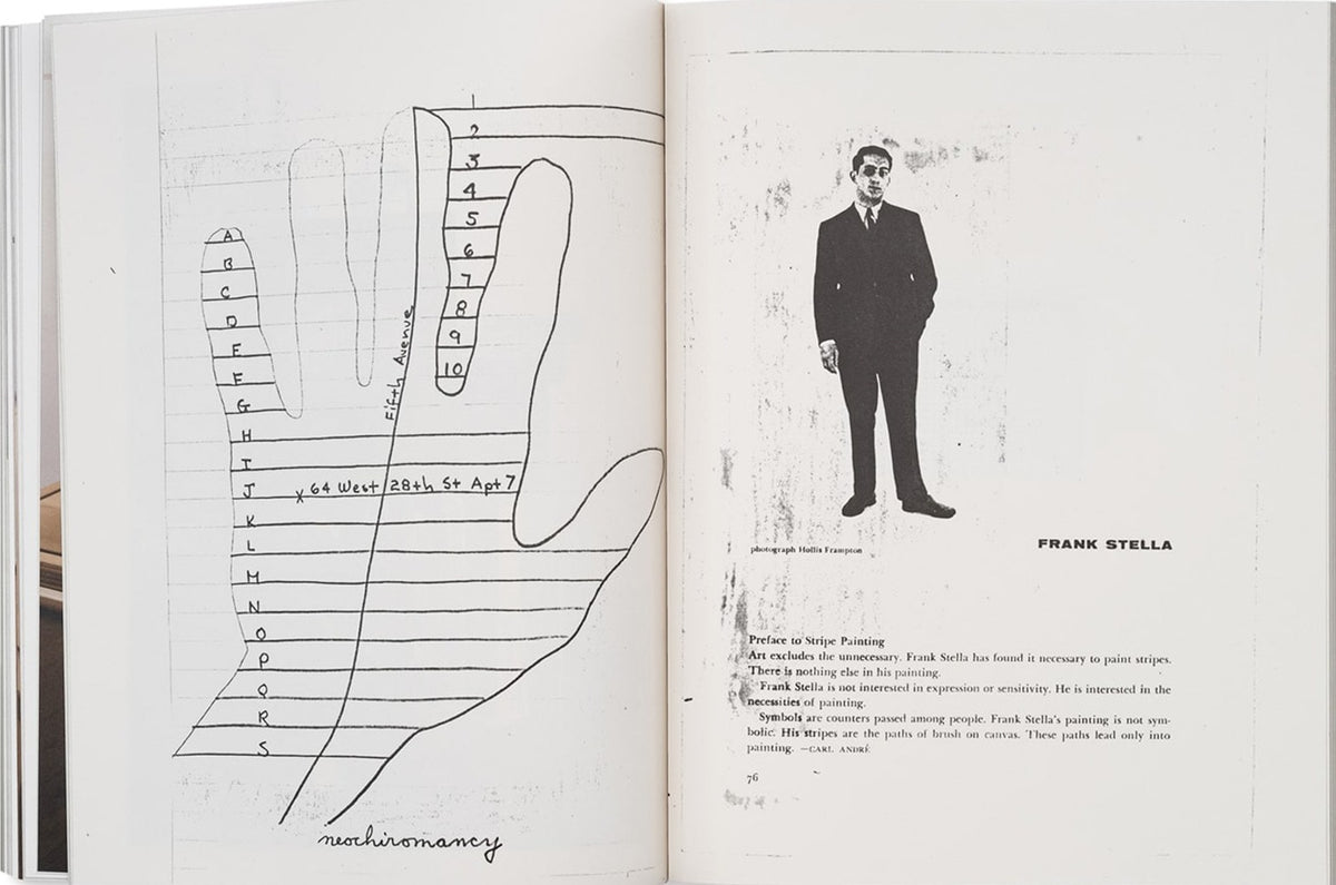 Carl Andre: Between Sculpture and Poetry, inside pages 11