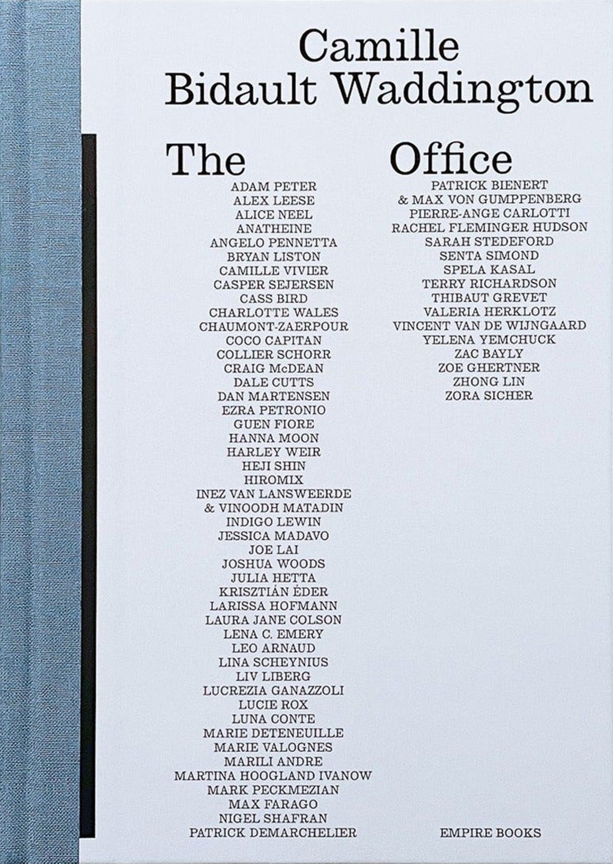 Camille Bidault Waddington, The Office, cover