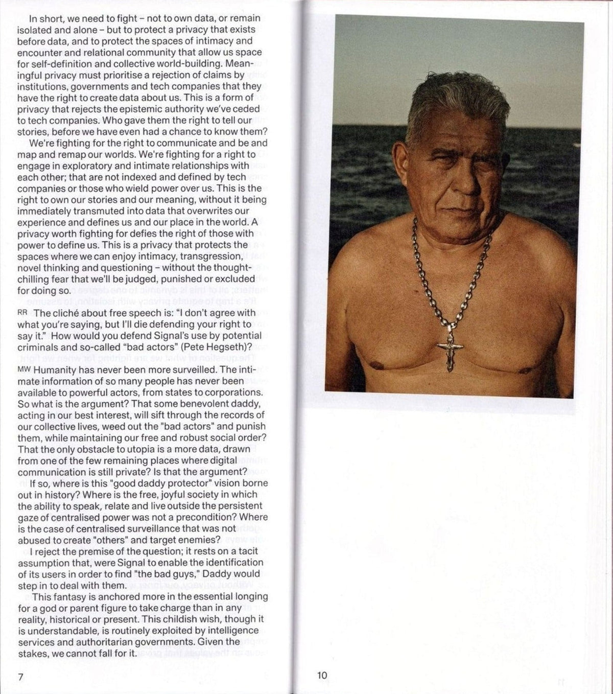 Real Review, Issue 18, inside pages 4