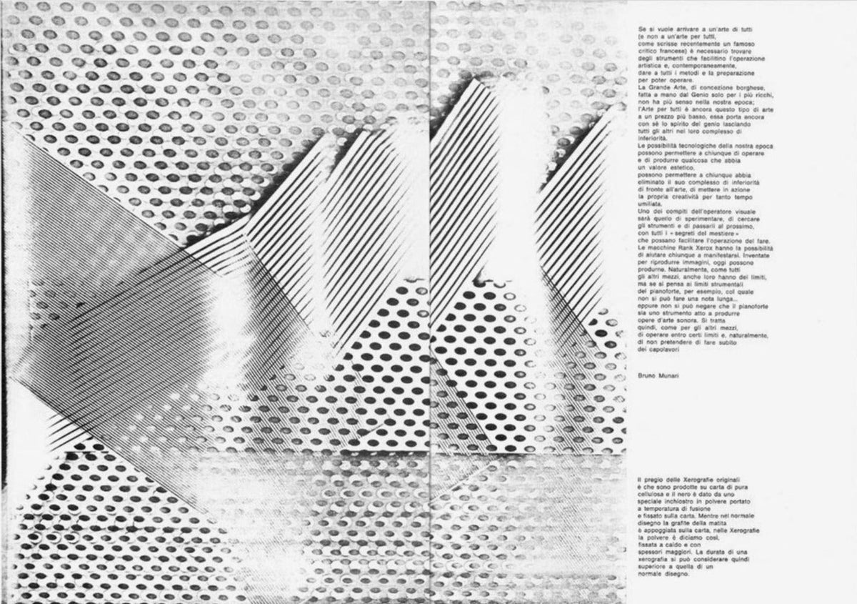 Bruno Munari, Xerografia, inside pages 5