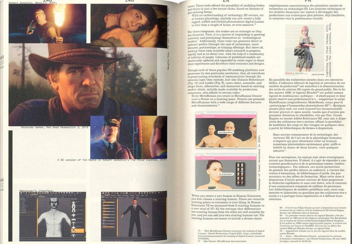 Revue Faire, Issue 52: A Mode of Representation, 3D, inside pages 10