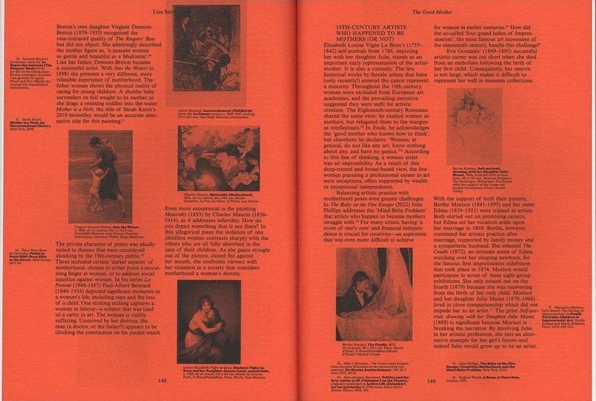 Mothering Myths: An ABC of Art, Birth and Care, inside pages 3