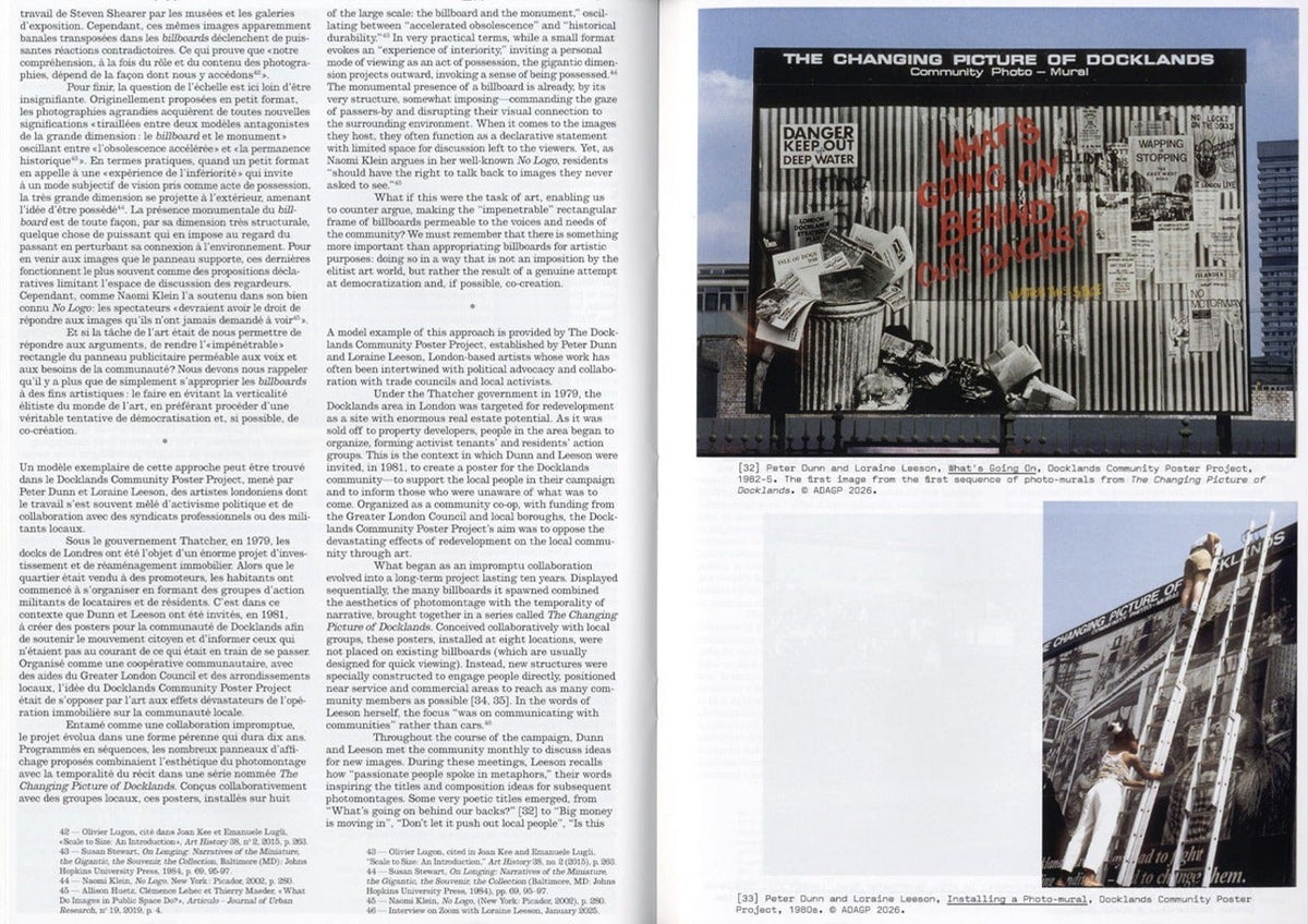 Revue Faire, Issue 55: The Billboard Image, inside pages 6