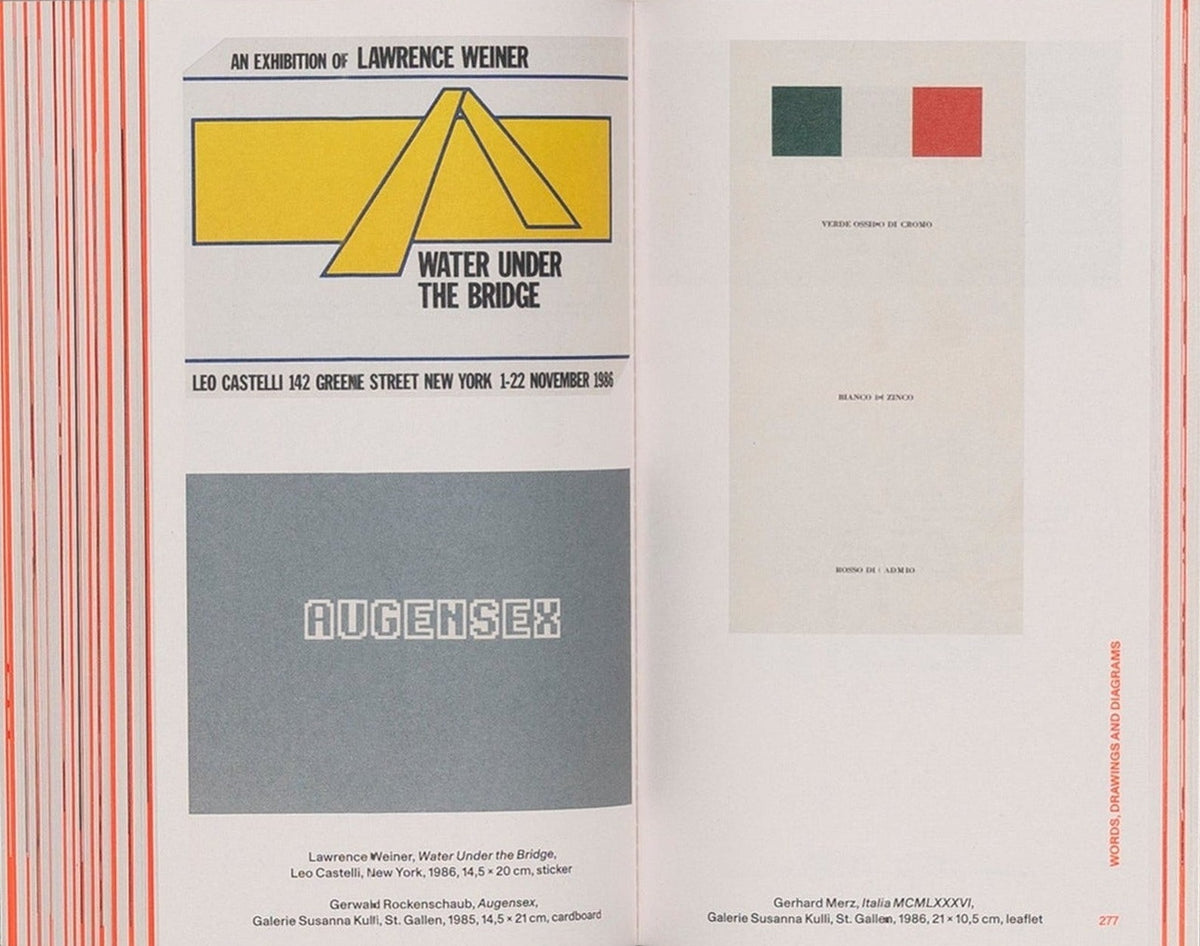 A Work Will Be Shown: Artist's Invitations and Announcements 1960 to 2020, inside pages 8