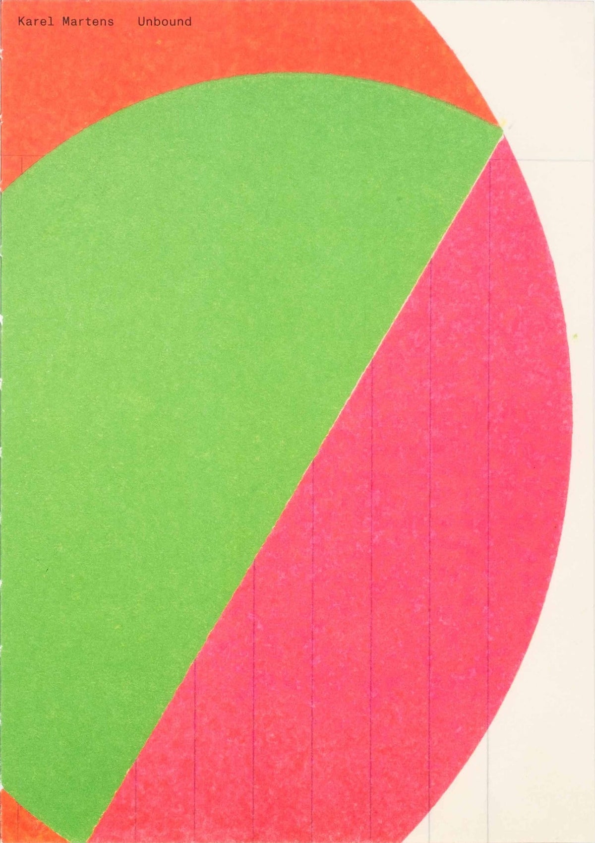 Karel Martens, Unbound, cover