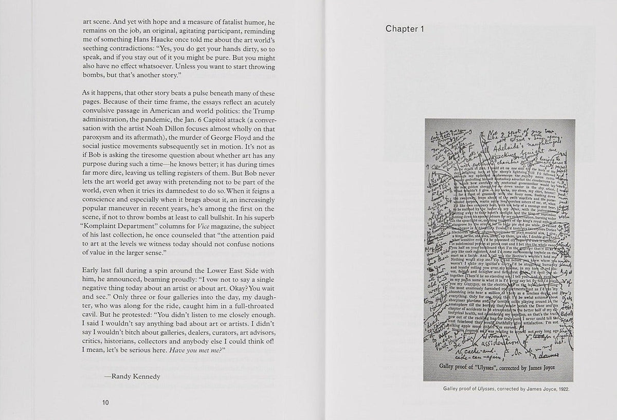 Bob Nickas, Corrected Proofs: Previously Unpublished, Uncollected, Unwanted, inside pages 2