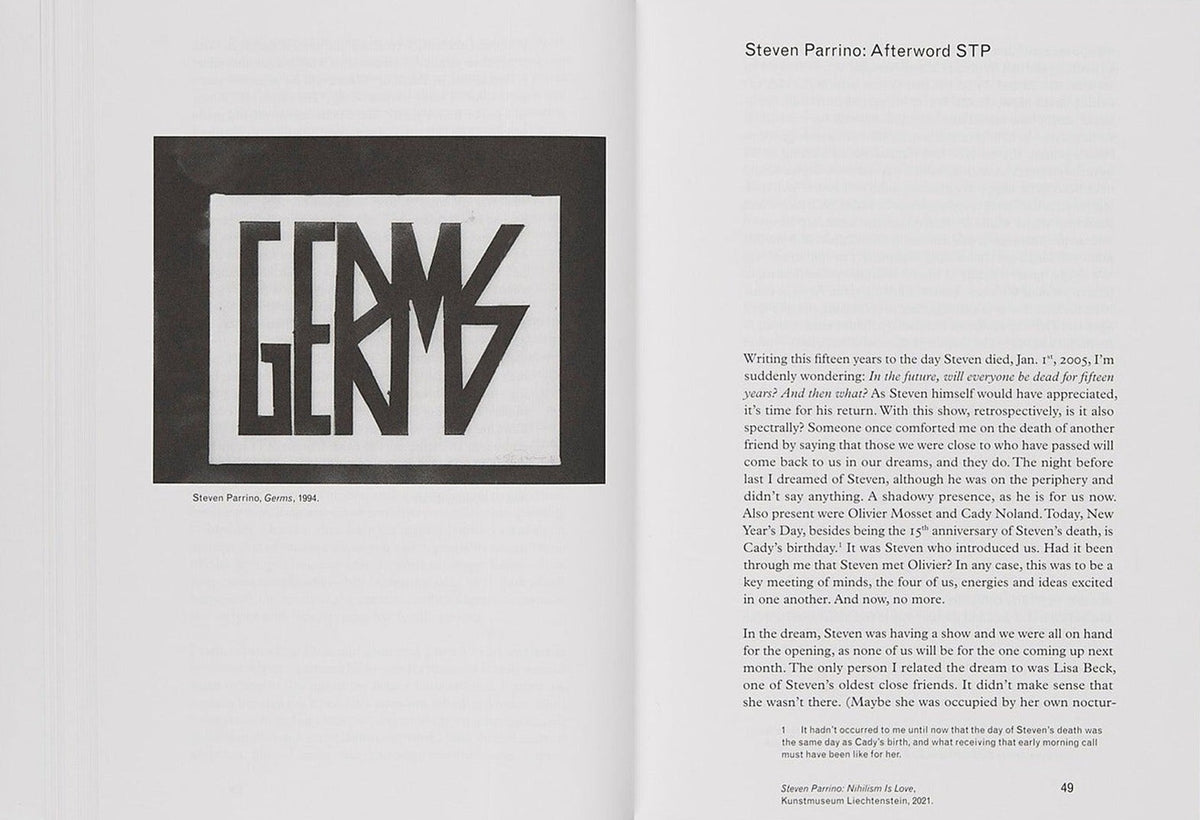Bob Nickas, Corrected Proofs: Previously Unpublished, Uncollected, Unwanted, inside pages 3